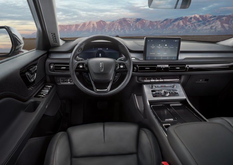 The interior of a Lincoln Aviator® SUV is shown | Sheehy Lincoln of Richmond in Richmond VA